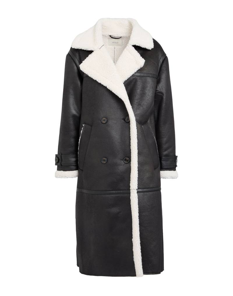 VICOLO Shearling- & Kunstfell Damen Schwarz von VICOLO