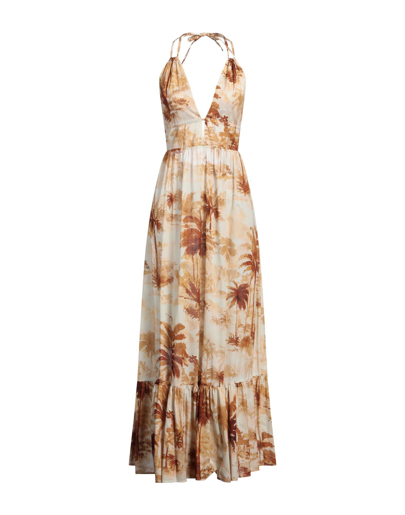 VICOLO Maxi-kleid Damen Beige VICOLO Maxi-kleid Damen Beige von VICOLO
