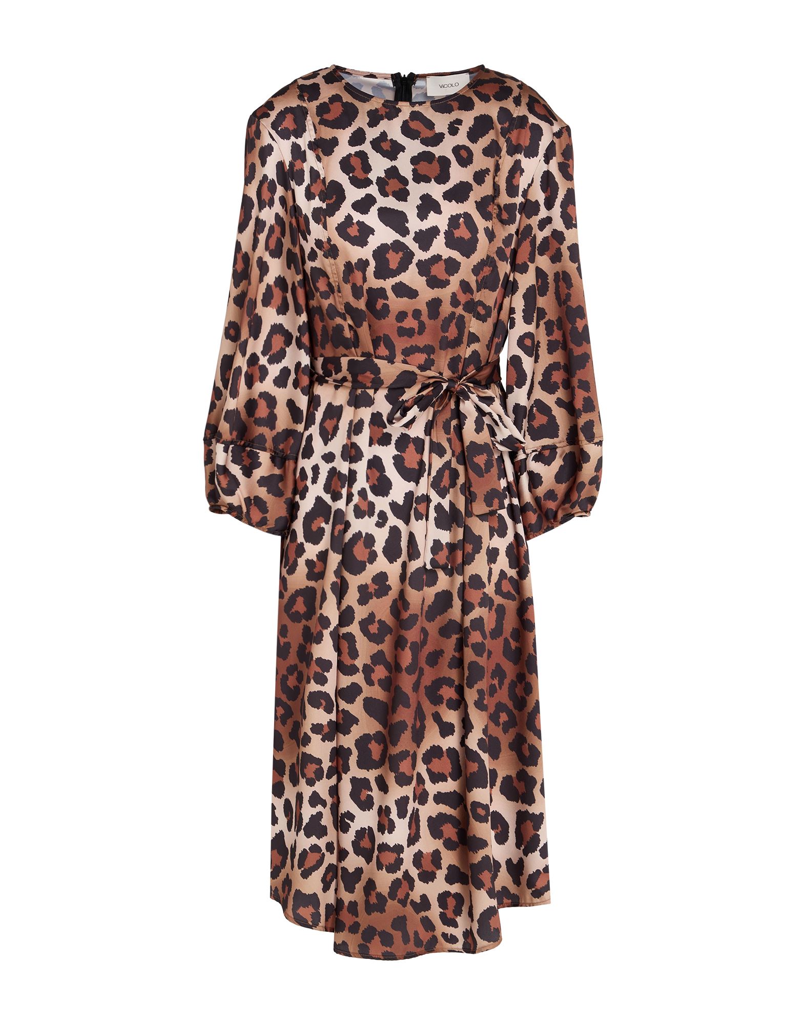 VICOLO Midi-kleid Damen Braun von VICOLO