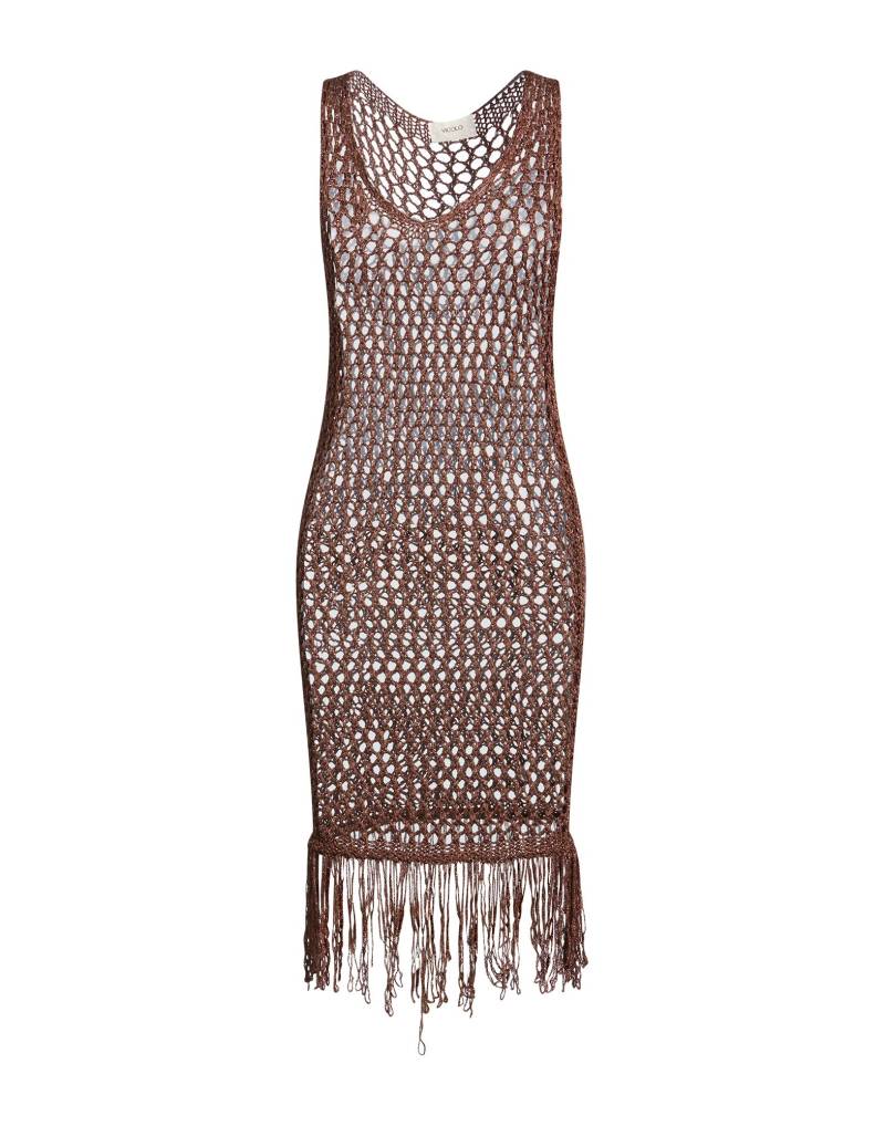 VICOLO Midi-kleid Damen Schokobraun von VICOLO