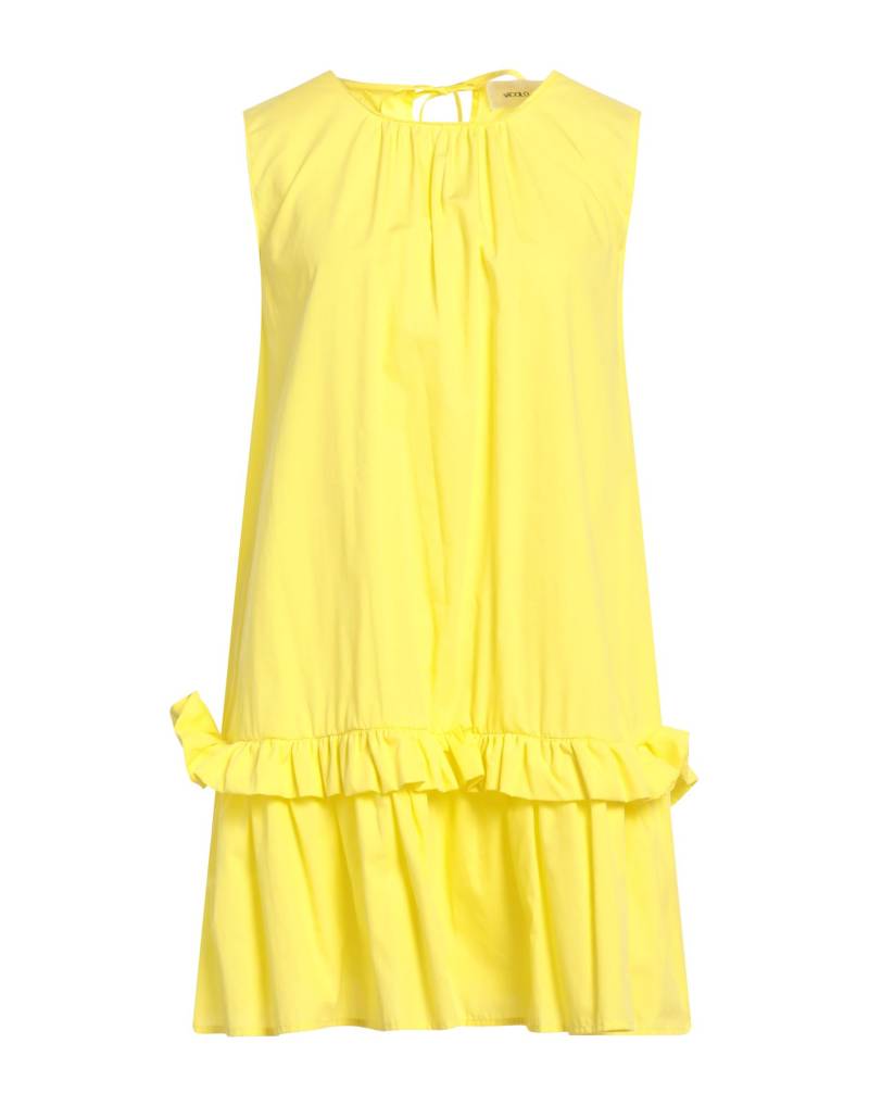 VICOLO Mini-kleid Damen Gelb von VICOLO