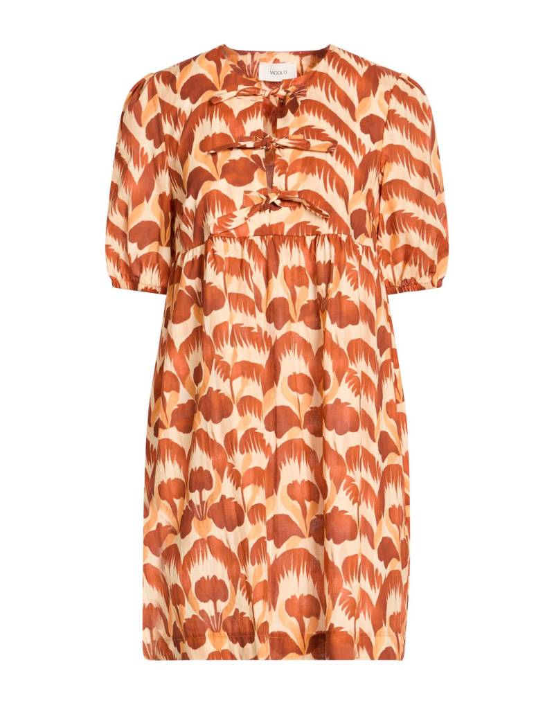 VICOLO Mini-kleid Damen Rostrot von VICOLO