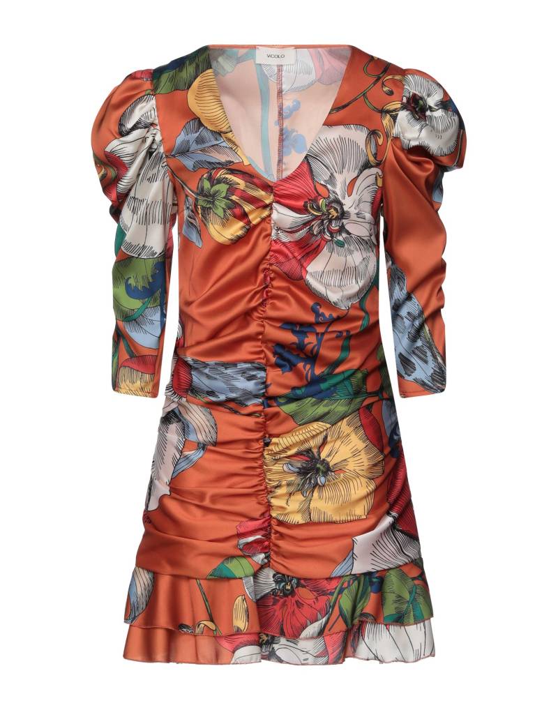 VICOLO Mini-kleid Damen Rostrot von VICOLO