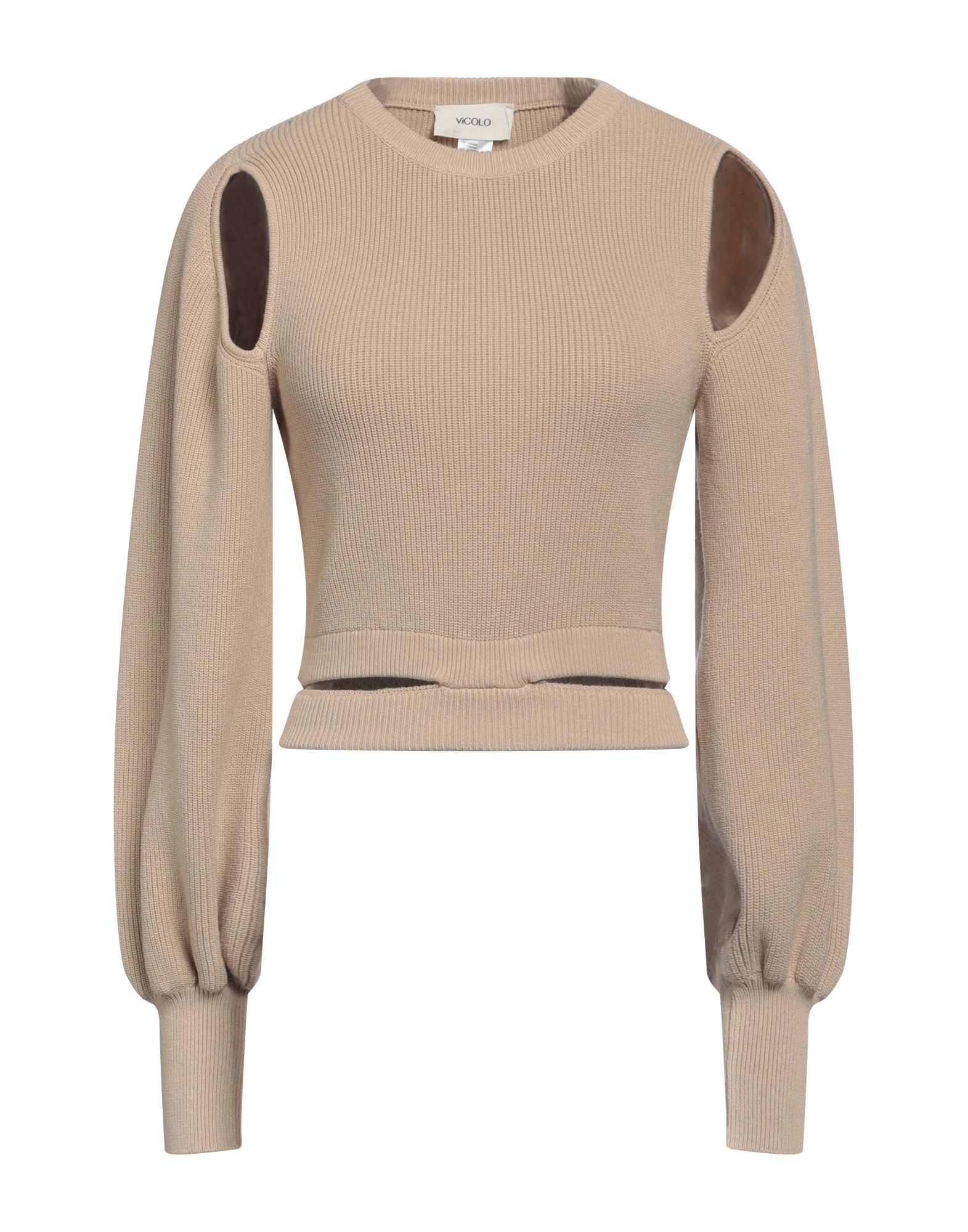 VICOLO Pullover Damen Beige von VICOLO