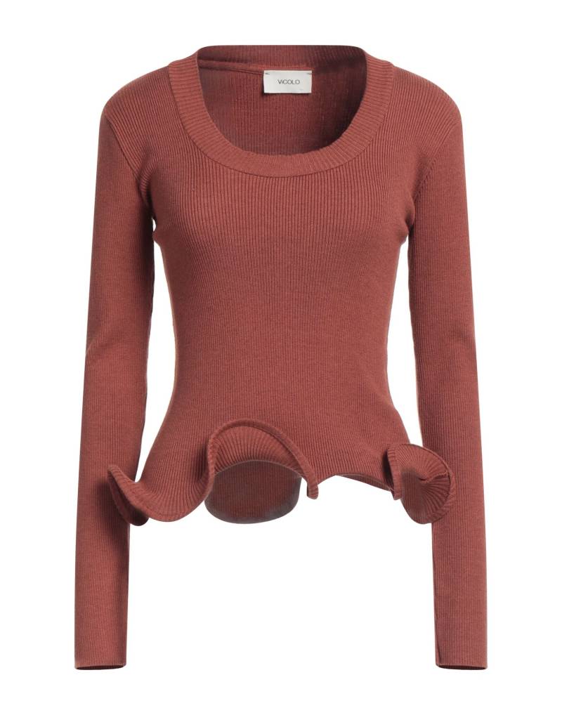 VICOLO Pullover Damen Braun von VICOLO