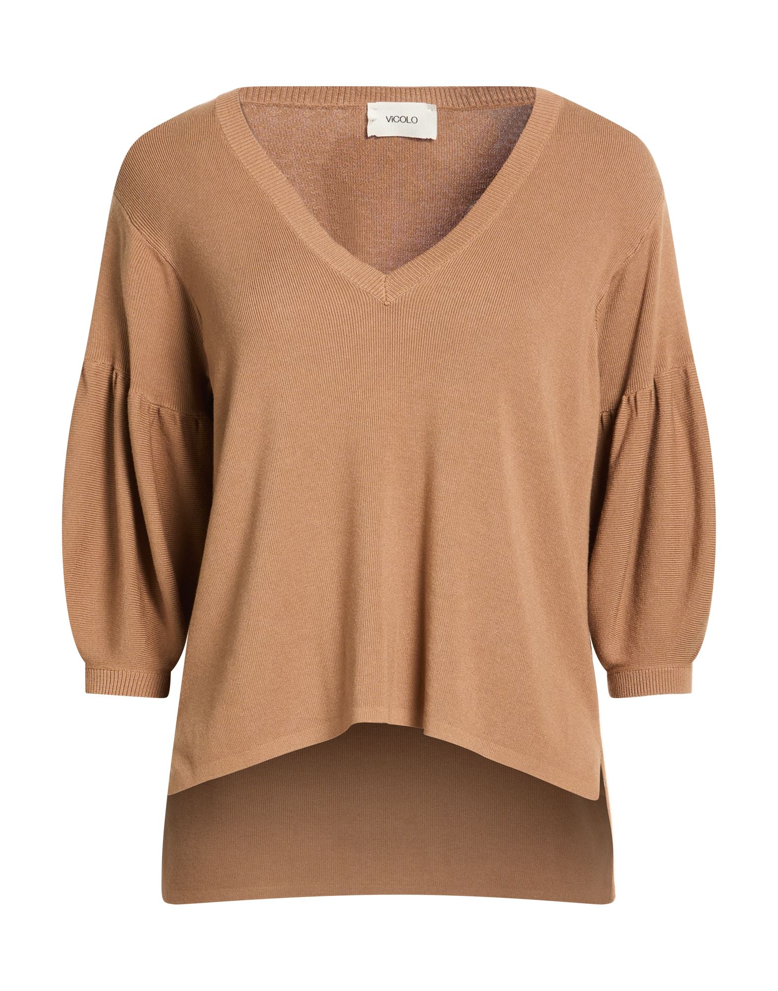 VICOLO Pullover Damen Braun von VICOLO