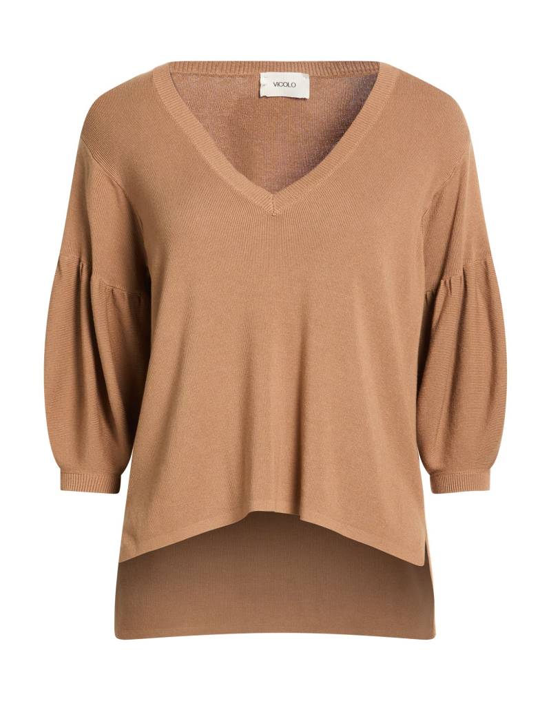 VICOLO Pullover Damen Braun von VICOLO