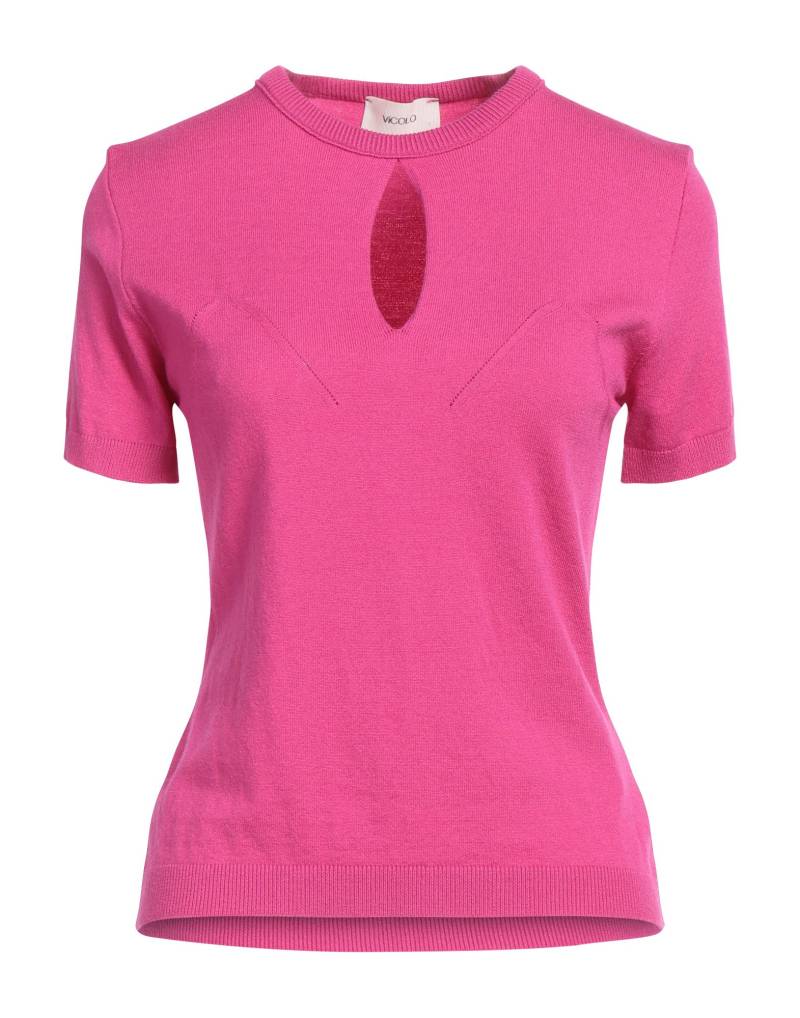 VICOLO Pullover Damen Fuchsia von VICOLO