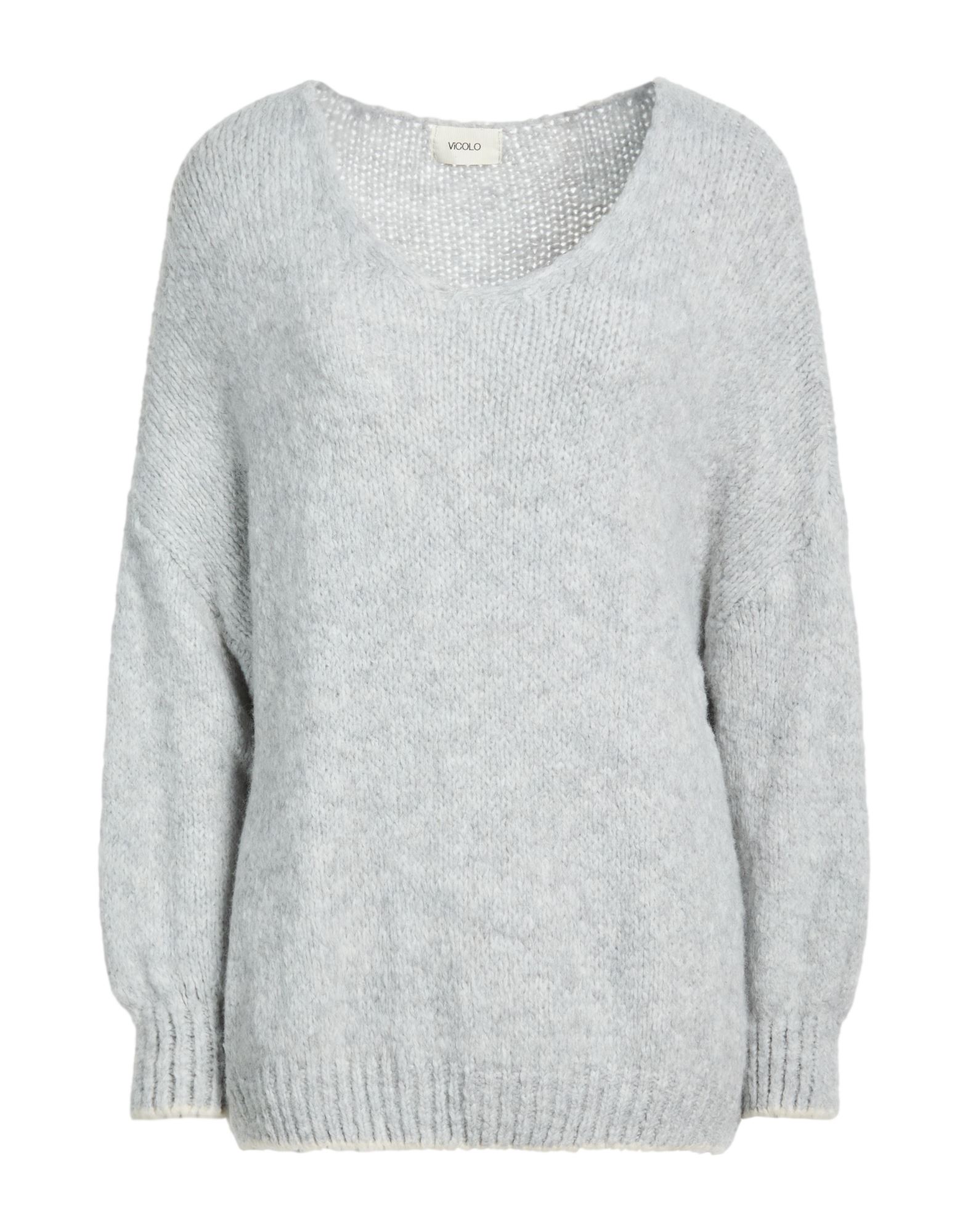 VICOLO Pullover Damen Hellgrau von VICOLO