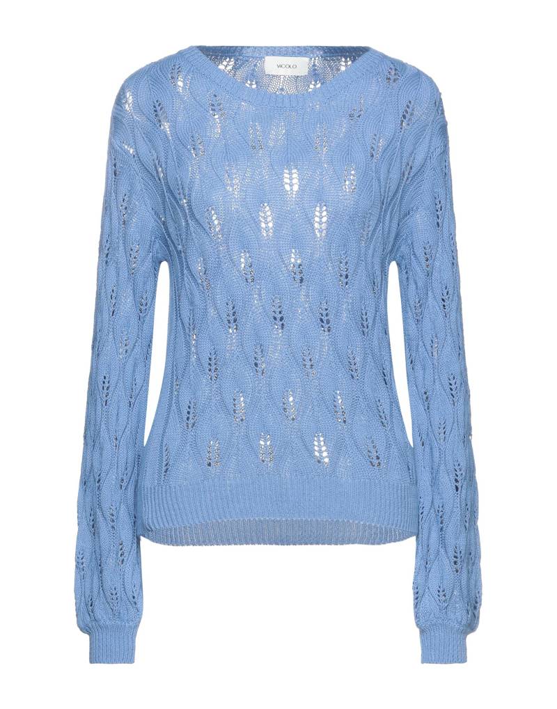 VICOLO Pullover Damen Himmelblau von VICOLO