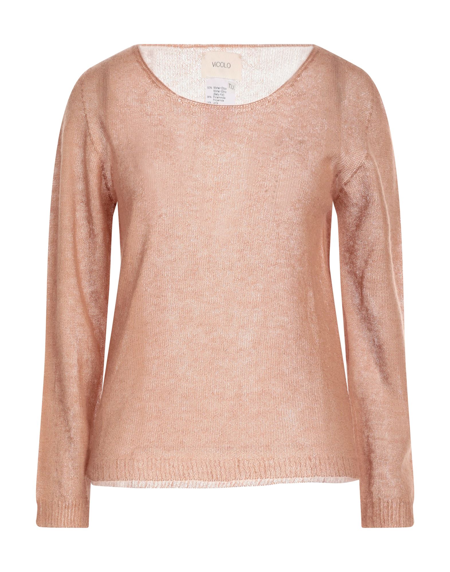 VICOLO Pullover Damen Kamel von VICOLO