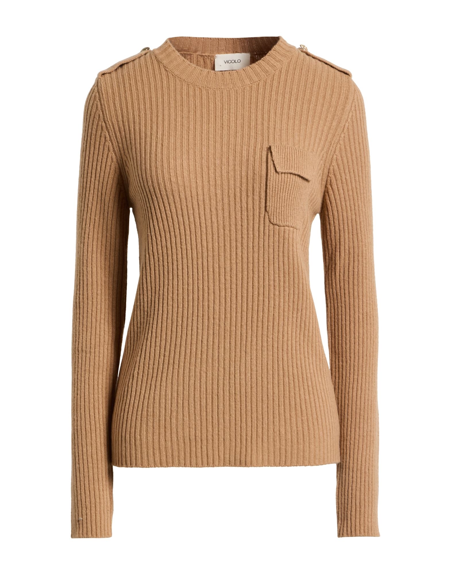VICOLO Pullover Damen Kamel von VICOLO