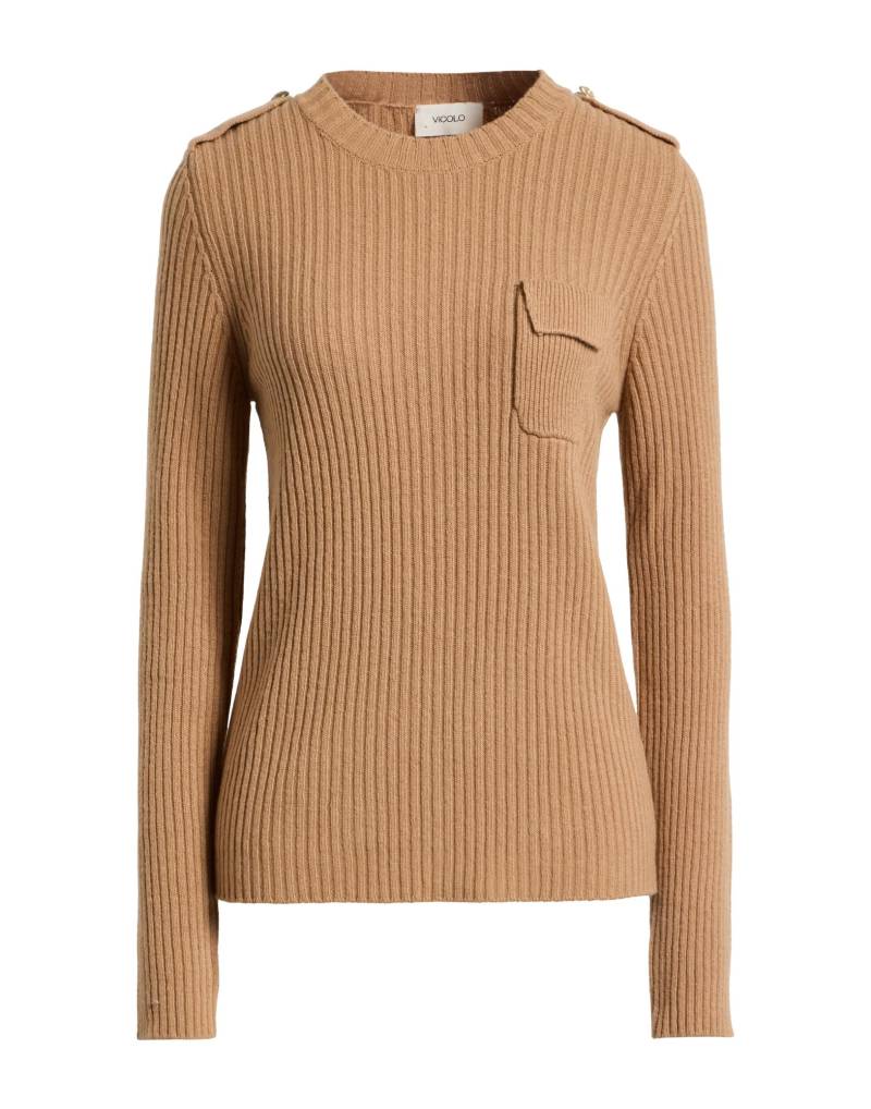 VICOLO Pullover Damen Kamel von VICOLO