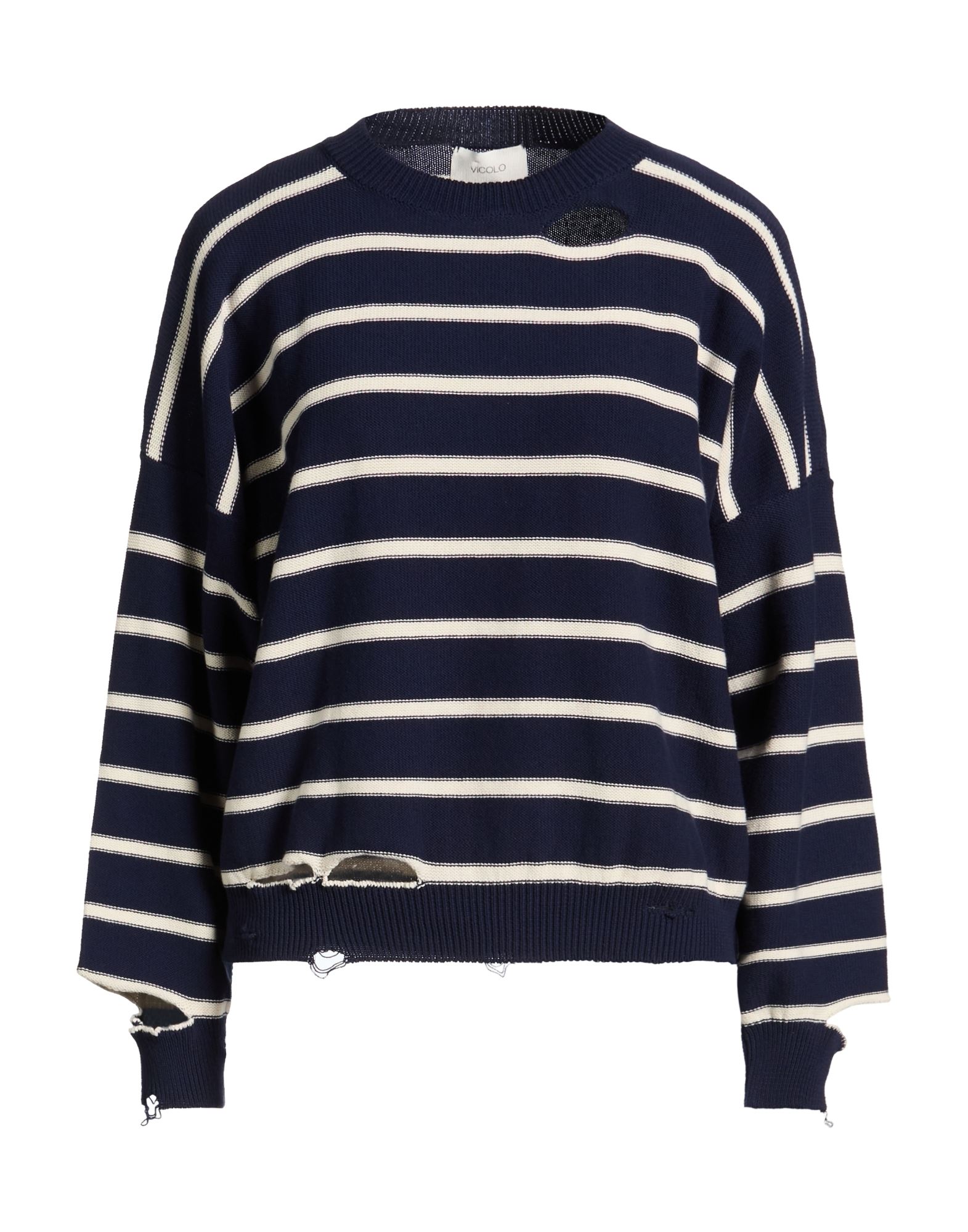 VICOLO Pullover Damen Marineblau von VICOLO