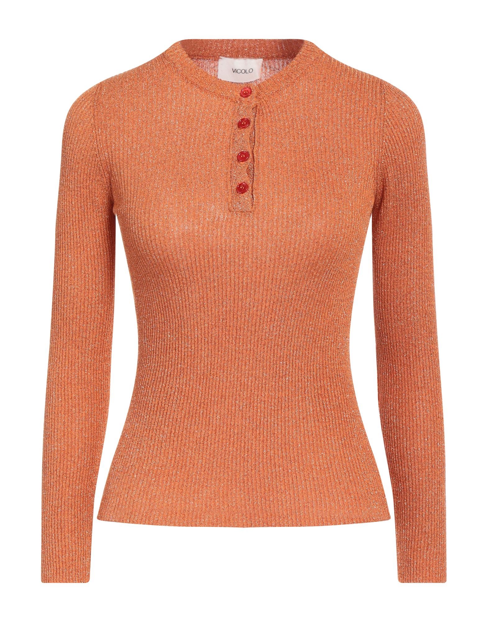 VICOLO Pullover Damen Orange von VICOLO