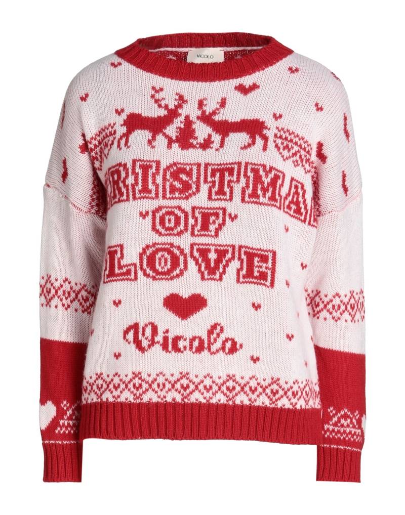 VICOLO Pullover Damen Rot von VICOLO