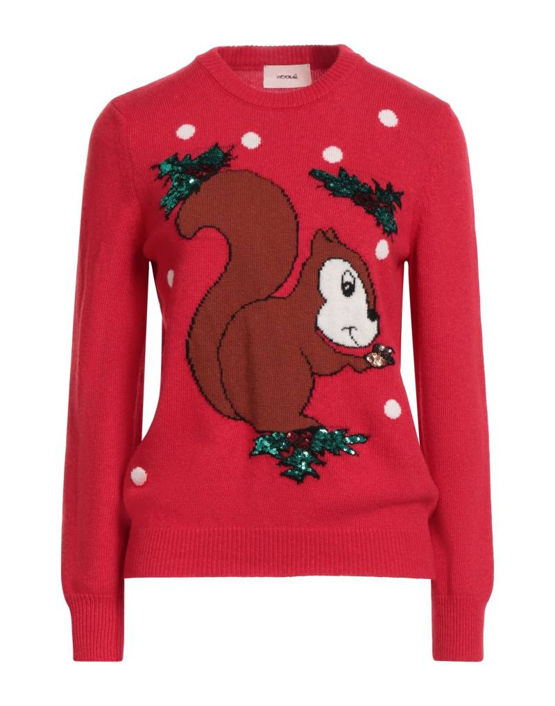 VICOLO Pullover Damen Rot von VICOLO