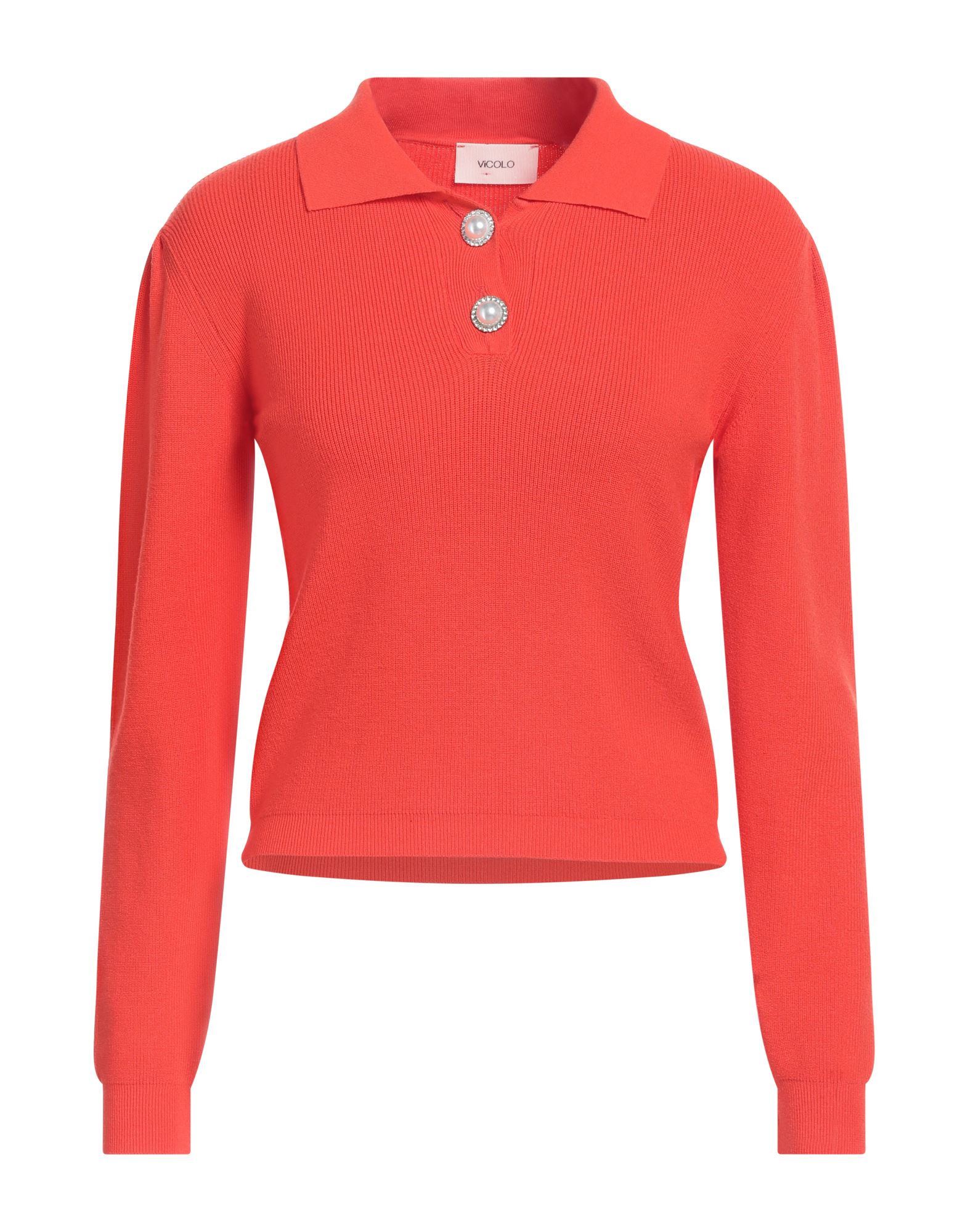 VICOLO Pullover Damen Tomatenrot von VICOLO