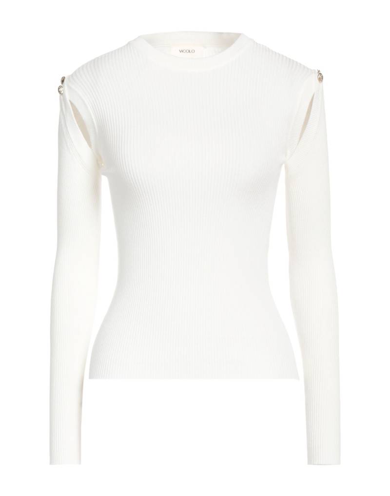 VICOLO Pullover Damen Weiß von VICOLO