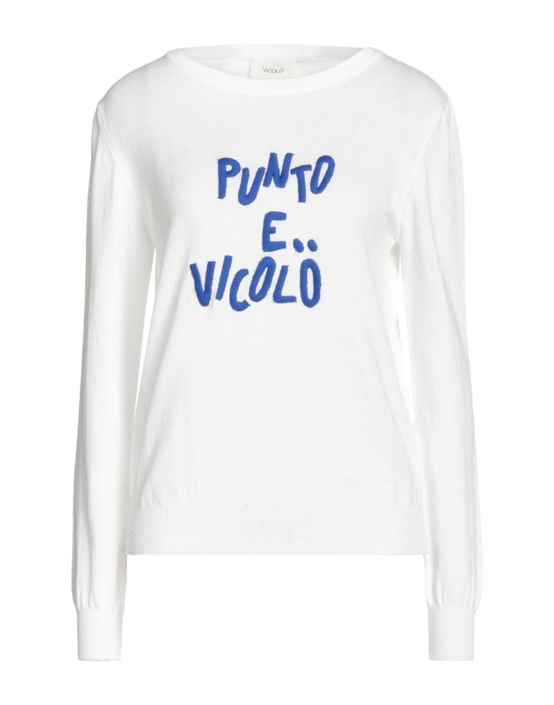 VICOLO Pullover Damen Weiß von VICOLO