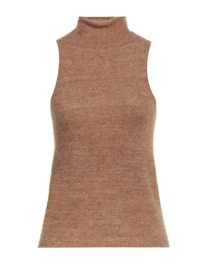 VICOLO Rollkragenpullover Damen Braun von VICOLO