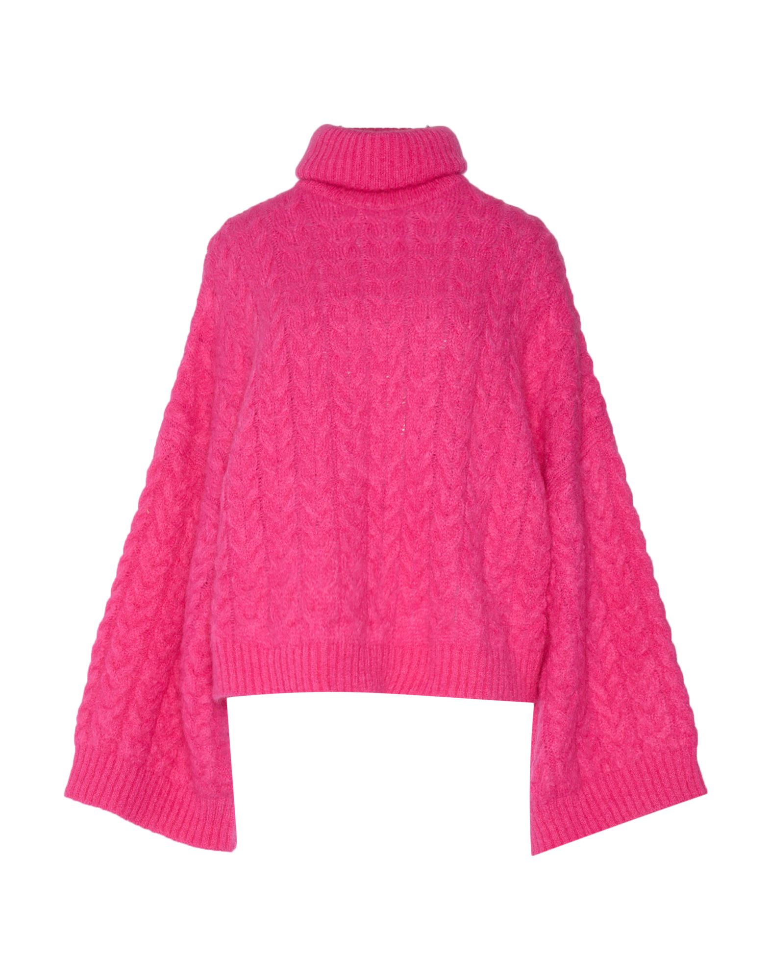 VICOLO Rollkragenpullover Damen Fuchsia von VICOLO