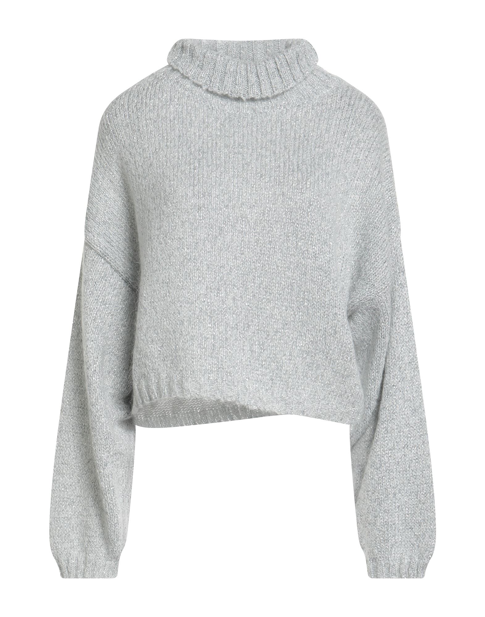 VICOLO Rollkragenpullover Damen Hellgrau von VICOLO