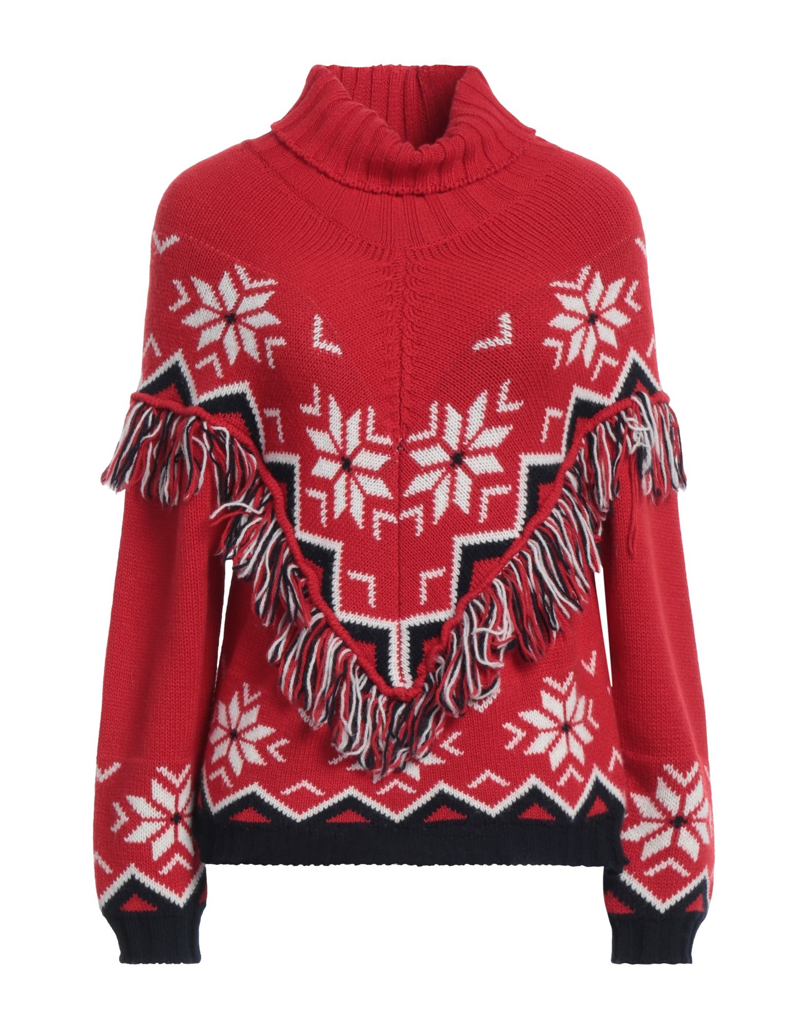 VICOLO Rollkragenpullover Damen Rot VICOLO Rollkragenpullover Damen Rot von VICOLO