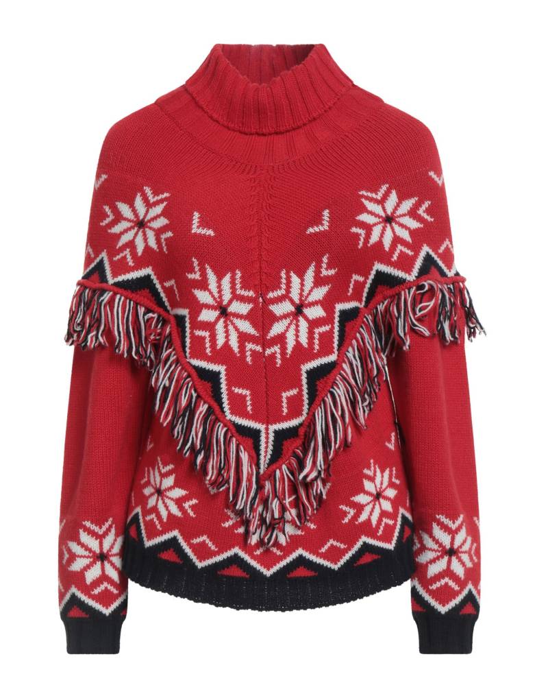 VICOLO Rollkragenpullover Damen Rot von VICOLO