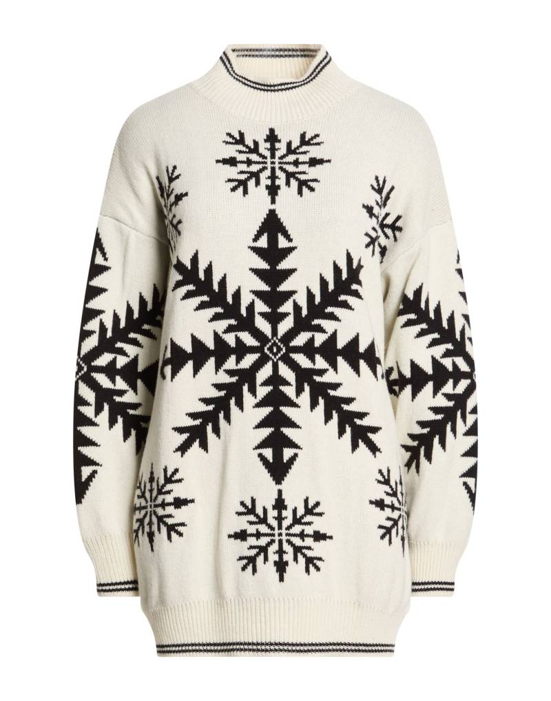 VICOLO Rollkragenpullover Damen Weiß von VICOLO