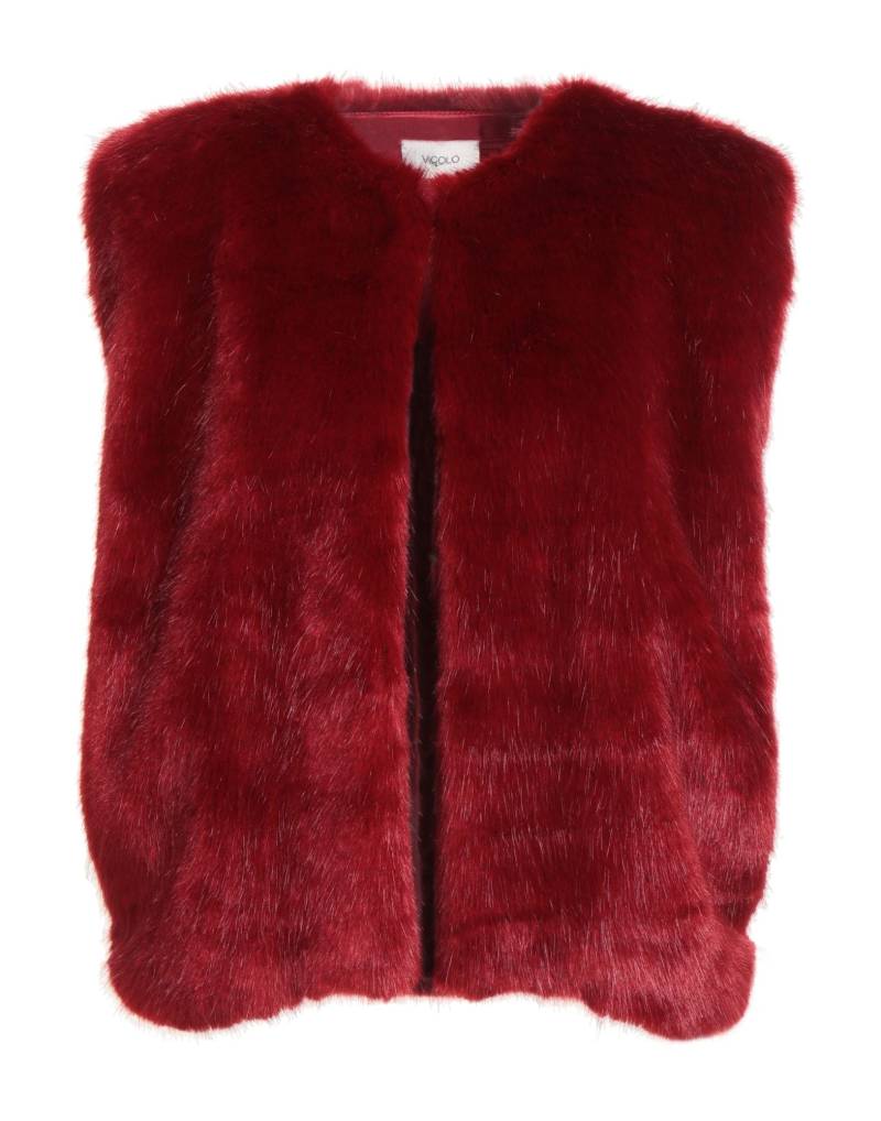 VICOLO Shearling- & Kunstfell Damen Ziegelrot von VICOLO