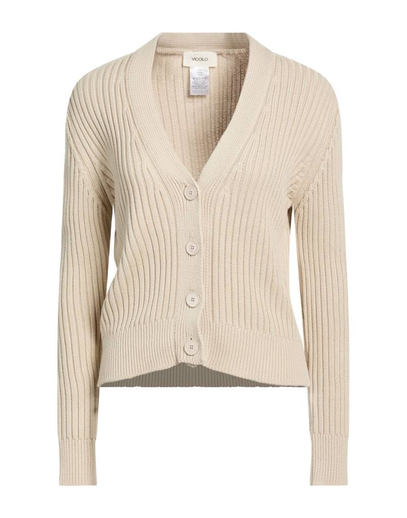 VICOLO Strickjacke Damen Beige von VICOLO