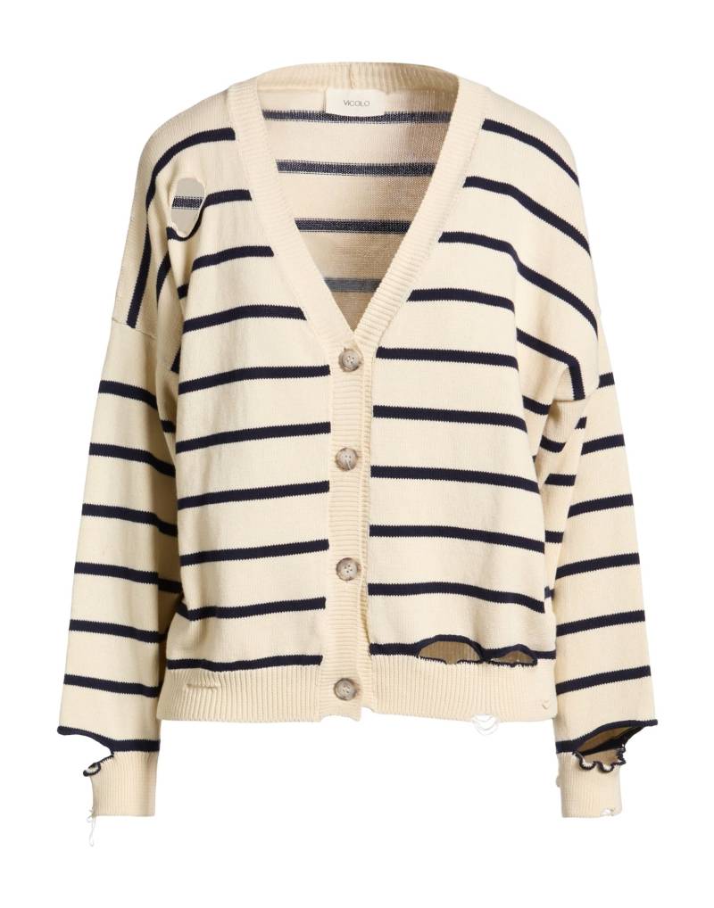 VICOLO Strickjacke Damen Elfenbein von VICOLO