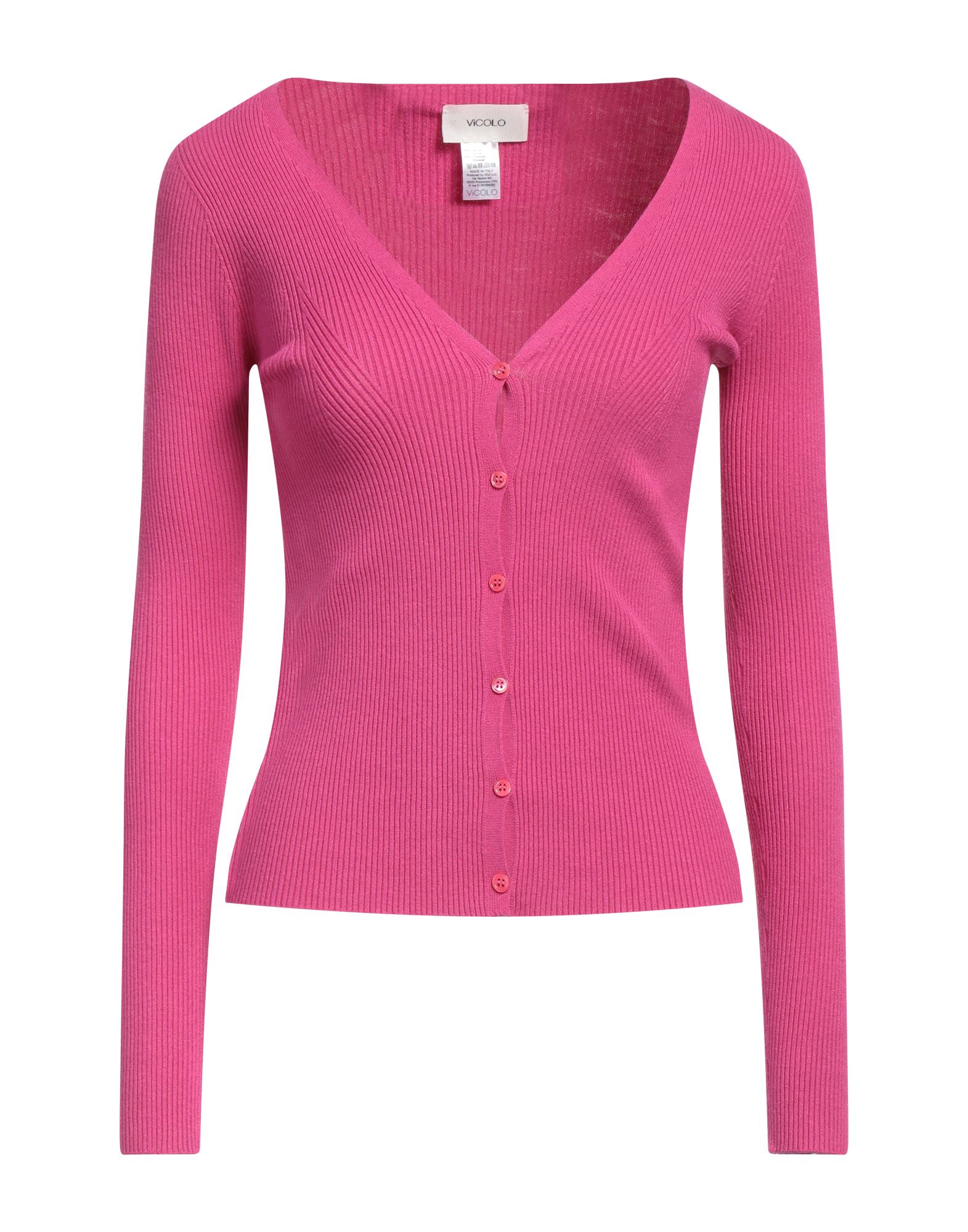 VICOLO Strickjacke Damen Fuchsia von VICOLO