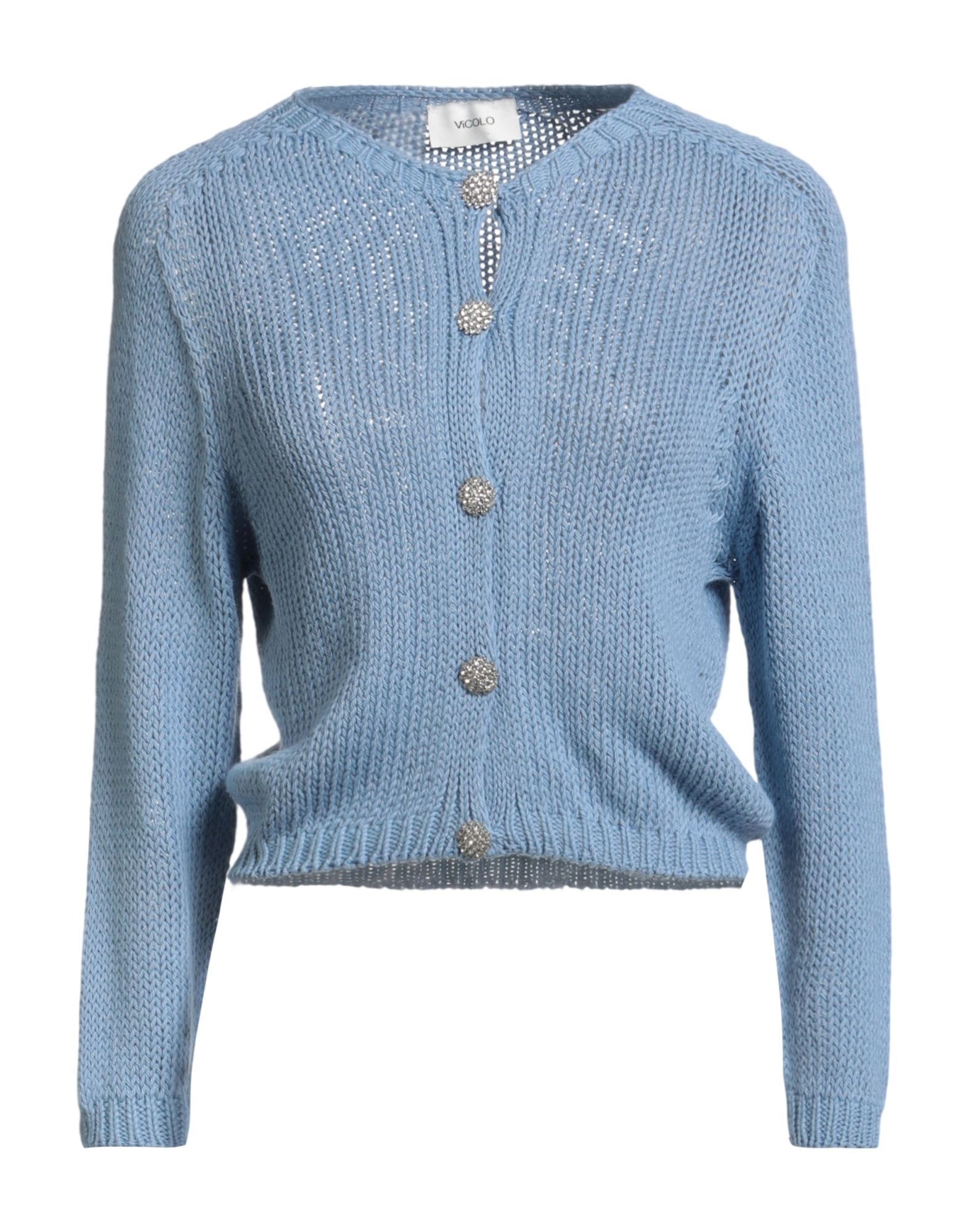 VICOLO Strickjacke Damen Hellblau von VICOLO