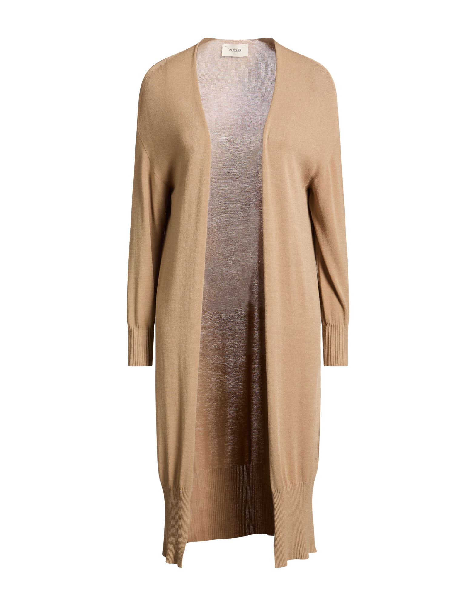 VICOLO Strickjacke Damen Hellbraun von VICOLO