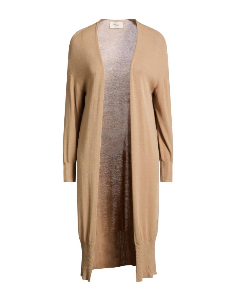 VICOLO Strickjacke Damen Hellbraun von VICOLO