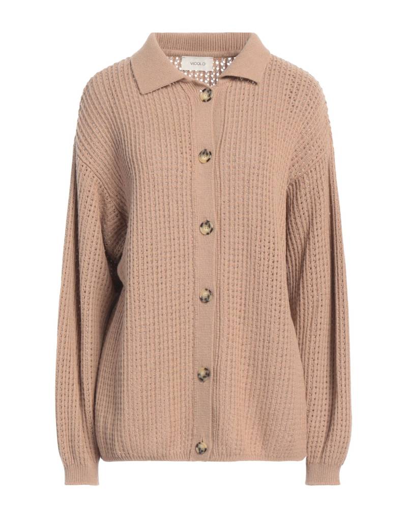 VICOLO Strickjacke Damen Kamel von VICOLO
