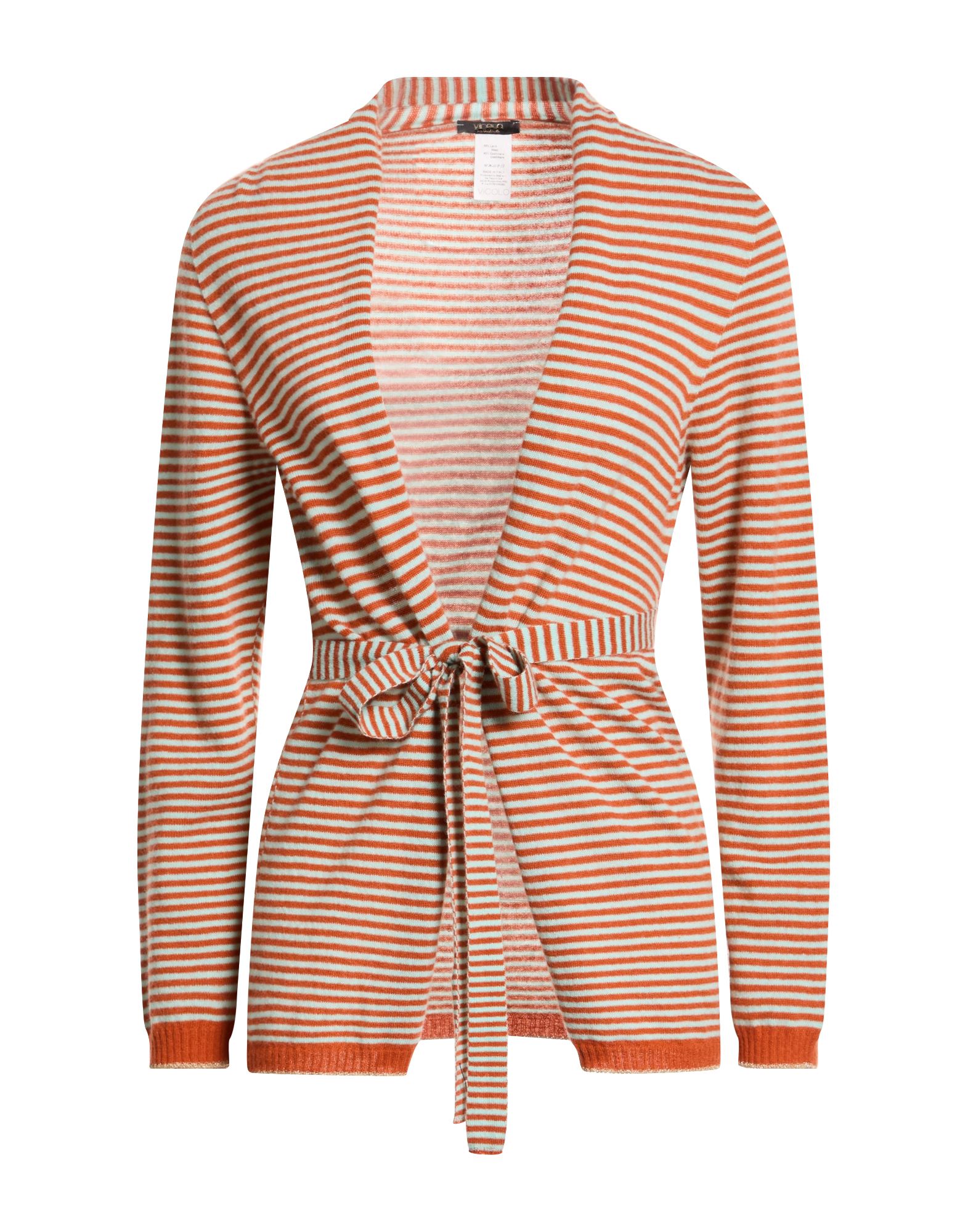 VICOLO Strickjacke Damen Rostrot von VICOLO