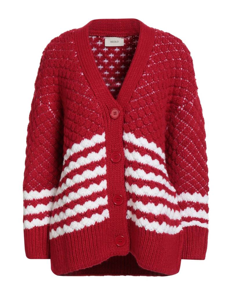 VICOLO Strickjacke Damen Rot von VICOLO