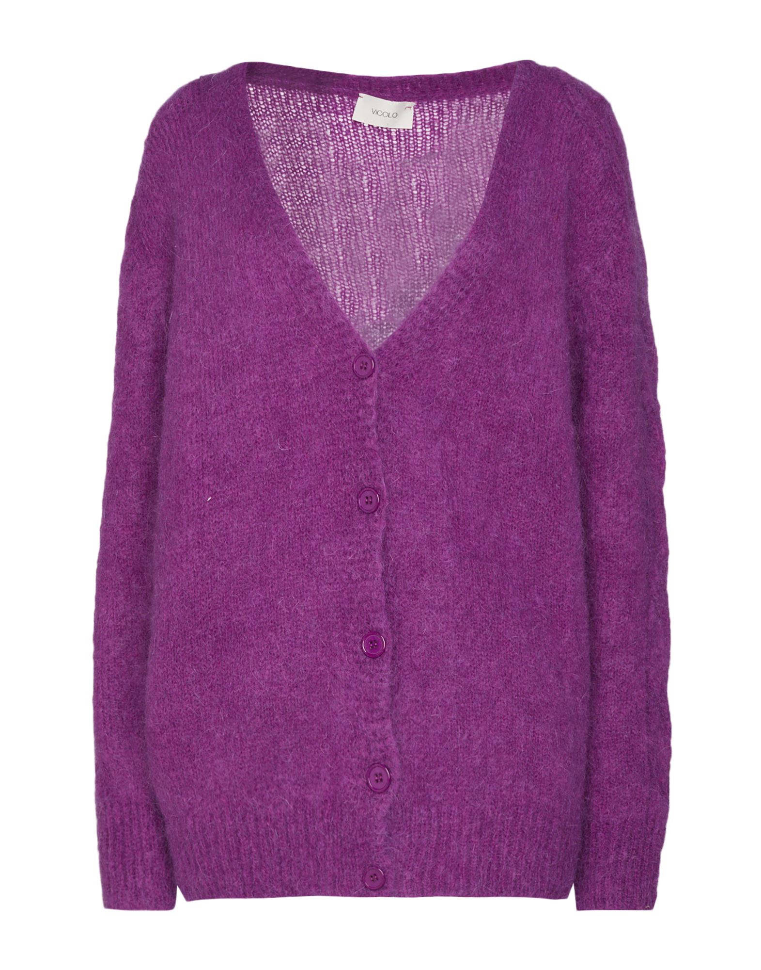 VICOLO Strickjacke Damen Violett von VICOLO