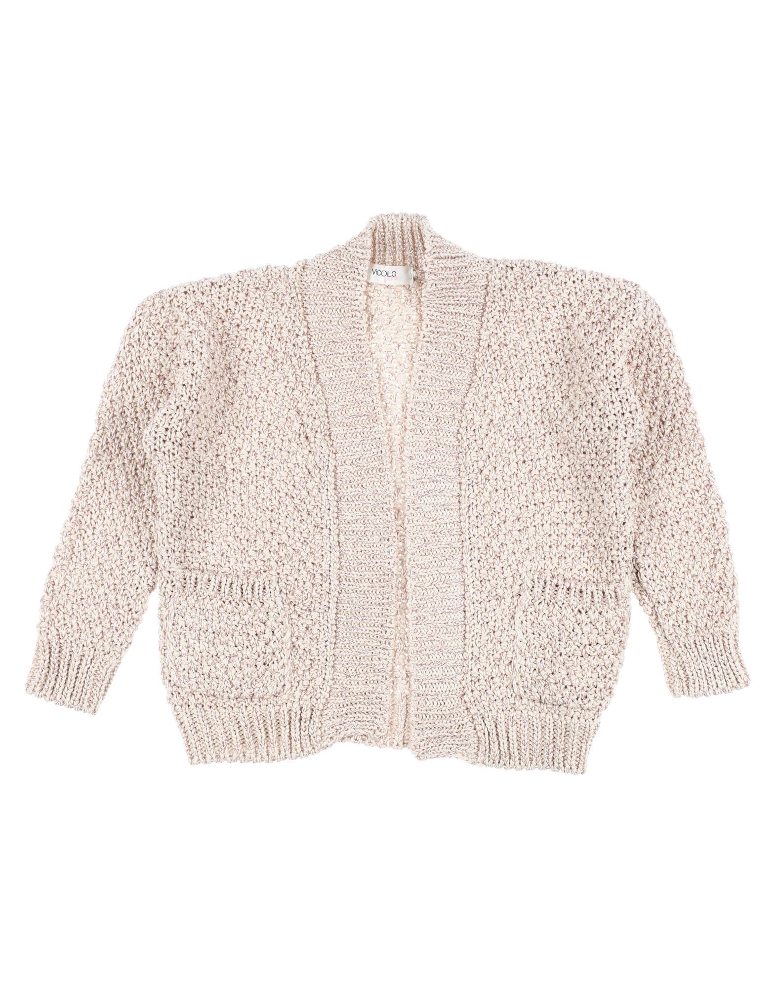 VICOLO Strickjacke Kinder Beige von VICOLO