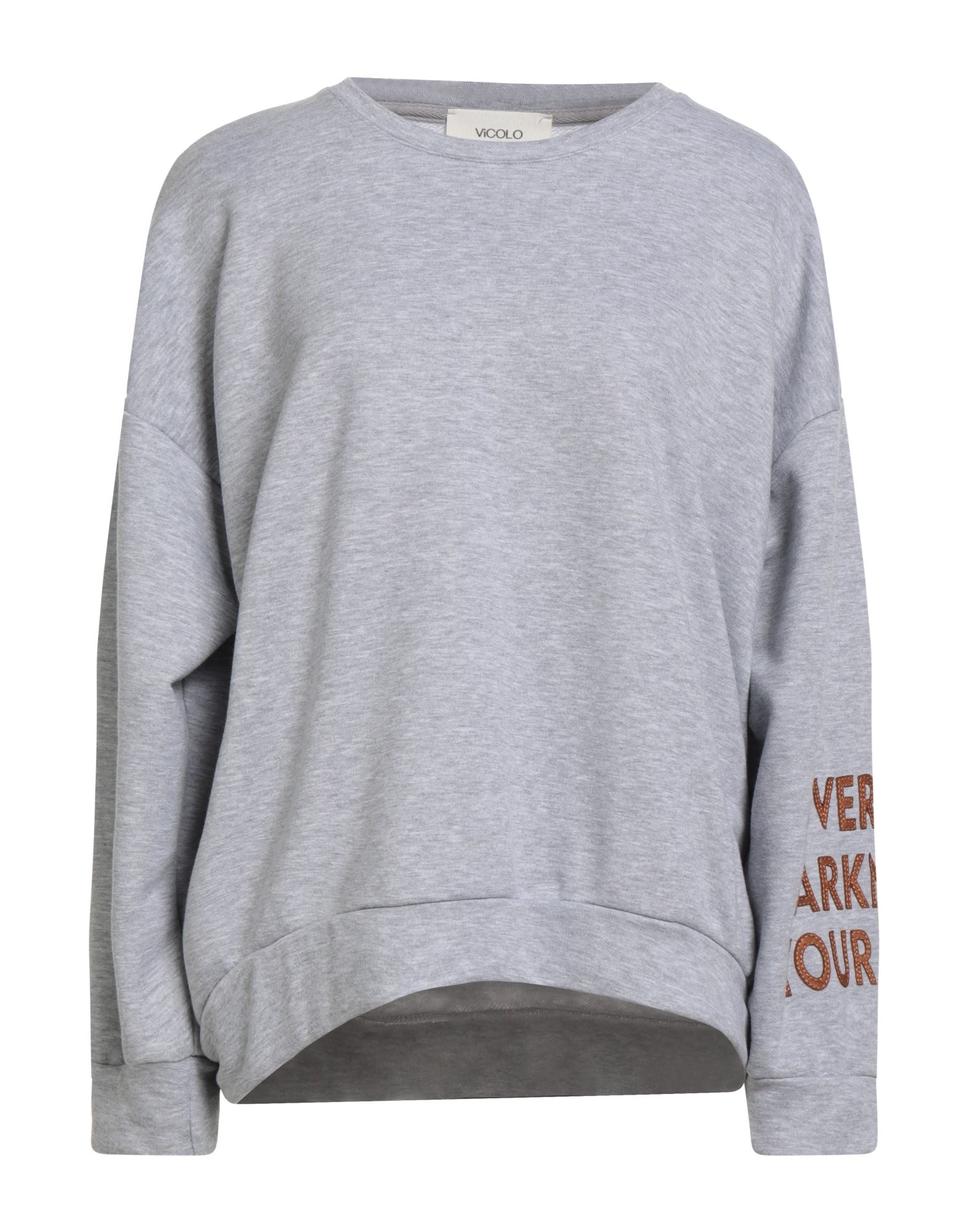 VICOLO Sweatshirt Damen Hellgrau VICOLO Sweatshirt Damen Hellgrau von VICOLO