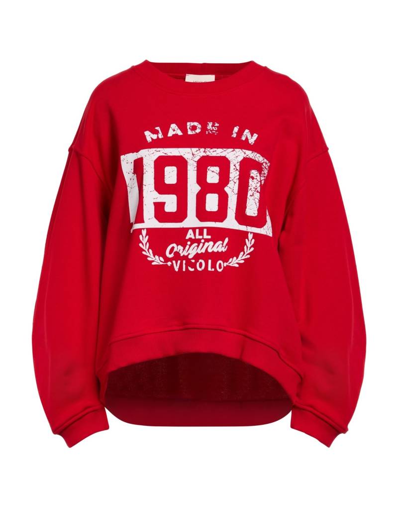 VICOLO Sweatshirt Damen Rot von VICOLO