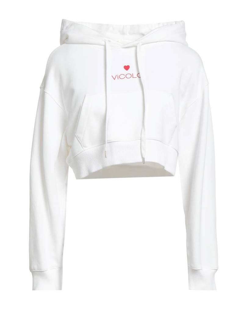 VICOLO Sweatshirt Damen Weiß von VICOLO
