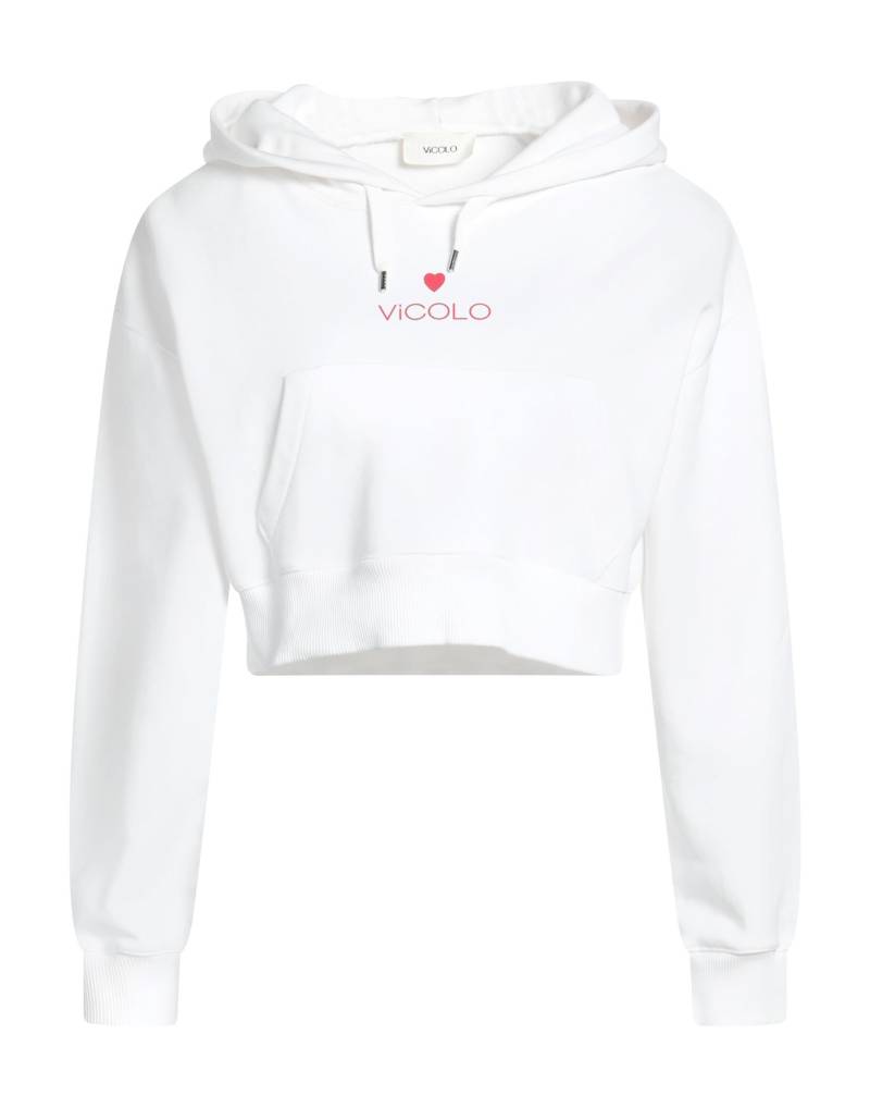 VICOLO Sweatshirt Damen Weiß von VICOLO