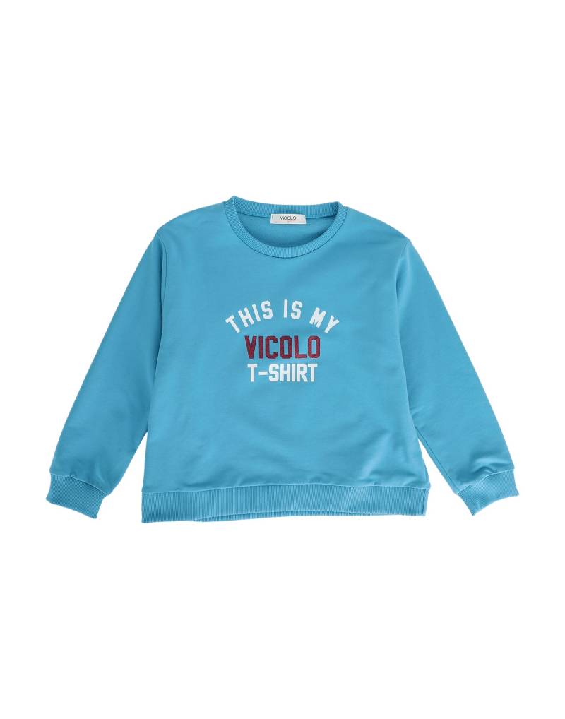 VICOLO Sweatshirt Kinder Azurblau von VICOLO