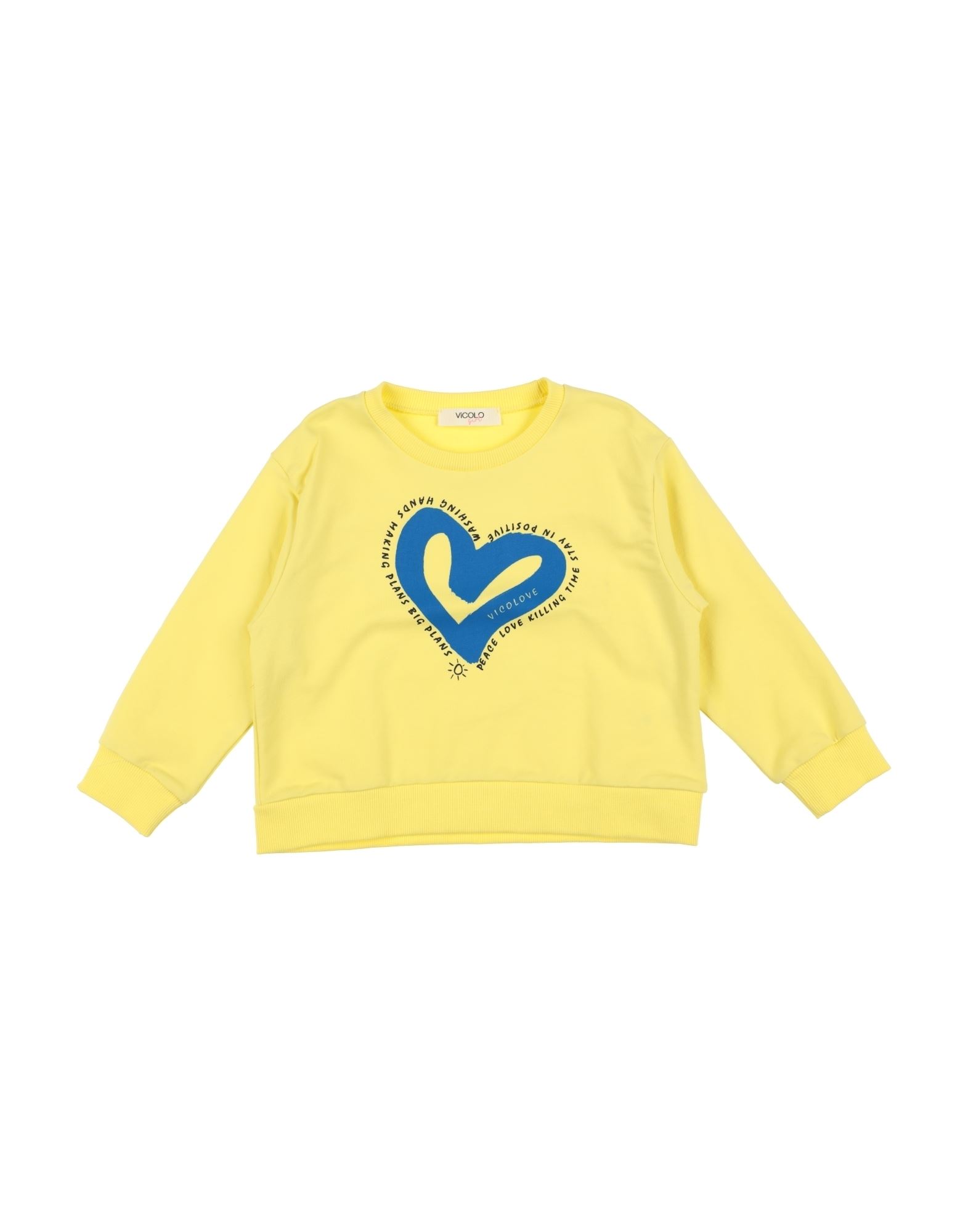 VICOLO Sweatshirt Kinder Hellgelb von VICOLO