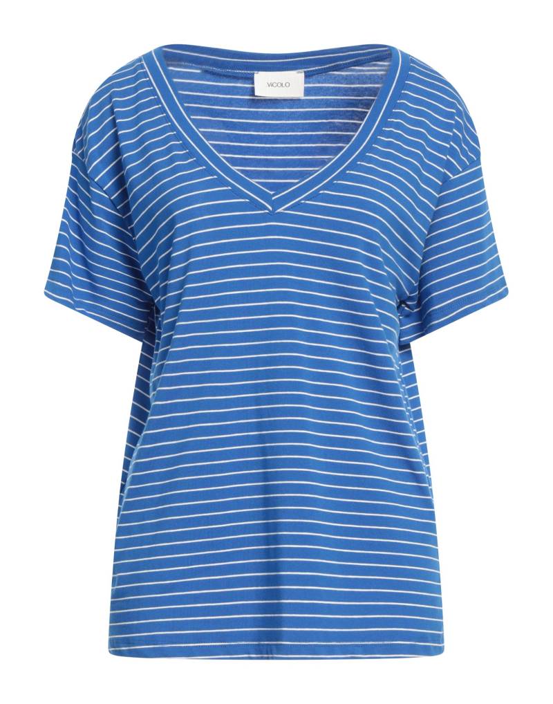 VICOLO T-shirts Damen Azurblau von VICOLO