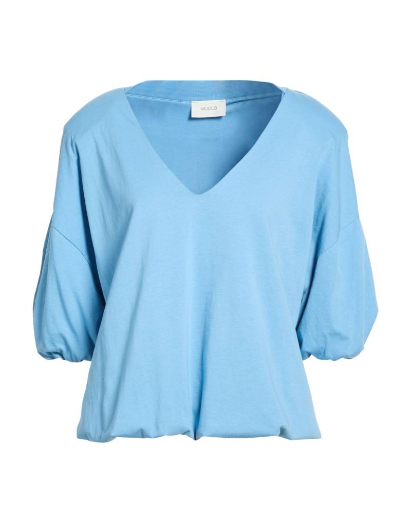 VICOLO T-shirts Damen Hellblau von VICOLO